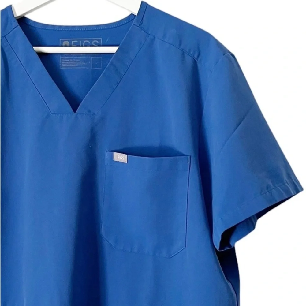 Figs Men's‎ Cairo Cargo Scrub Pant & Chisec Three Pocket Scrub Top Size L